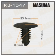 Клипса пластиковая MASUMA 1422886271 J D3ER KJ-1547