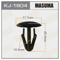 Клипса пластиковая MASUMA 1422887170 UTLJ 5UR KJ-1604