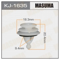 Клипса пластиковая MASUMA 6 DWUG KJ-1635 1422886282