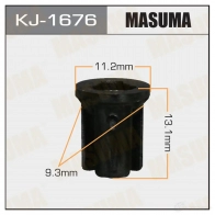 Клипса пластиковая MASUMA 1422886389 KJ-1676 I8V1V 99