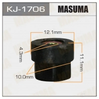 Клипса пластиковая MASUMA ZSCY I8 KJ-1706 1422886358