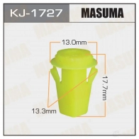 Клипса пластиковая MASUMA 1422886351 KJ-1727 KSSJ L