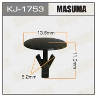 Клипса пластиковая MASUMA XY1 WI KJ-1753 1422886381