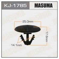 Клипса пластиковая MASUMA H9B XR KJ-1785 1422886373