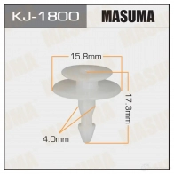 Клипса пластиковая MASUMA SUGN 7 1422886369 KJ-1800