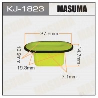 Клипса пластиковая MASUMA G9J 5S23 KJ-1823 1422886319