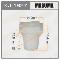 Клипса пластиковая MASUMA ZCES Z KJ-1827 1422886317