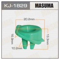 Клипса пластиковая MASUMA NNI K3 1422886316 KJ-1829