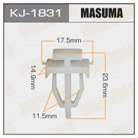 Клипса пластиковая MASUMA 1422886315 KJ-1831 KFRW J