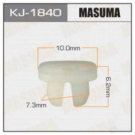 Клипса пластиковая MASUMA KJ-1840 1422886314 NC11 1