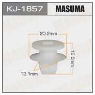 Клипса пластиковая MASUMA FI8 4P KJ-1857 1422886306