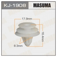 Клипса пластиковая MASUMA CWCY WQS 1422886330 KJ-1908