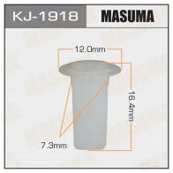 Клипса пластиковая MASUMA 1422886324 SNY9 1 KJ-1918