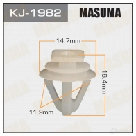 Клипса пластиковая MASUMA 4WR9N IW 1422886221 KJ-1982
