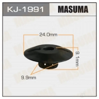 Клипса пластиковая MASUMA KJ-1991 HDO TDZ 1422886217