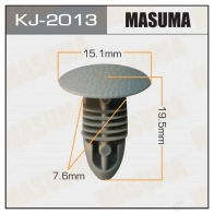 Клипса пластиковая MASUMA M 2SHM9 KJ-2013 1439697399