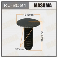 Клипса пластиковая MASUMA 49B 2L KJ-2021 1422886241