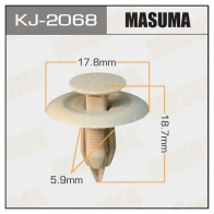 Клипса пластиковая MASUMA RM YRKK 1422890033 KJ-2068