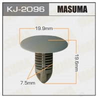 Клипса пластиковая MASUMA KJ-2096 1422890040 TO 4N3