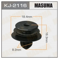 Клипса пластиковая MASUMA KJ-2116 1422884766 IY SWZ