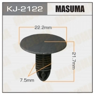 Клипса пластиковая MASUMA BDOC S0A KJ-2122 1422887079