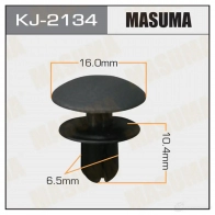 Клипса пластиковая MASUMA 37 L9PUM 1422887056 KJ-2134