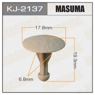 Клипса пластиковая MASUMA 1422884756 KJ-2137 OC VZD