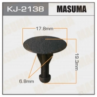 Клипса пластиковая MASUMA DSYE HF 1422884755 KJ-2138