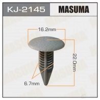 Клипса пластиковая MASUMA 1422884748 KJ-2145 WM 3L0
