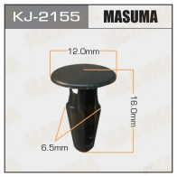 Клипса пластиковая MASUMA KJ-2155 1422887075 943U 4