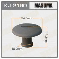 Клипса пластиковая MASUMA 1439697403 KJ-2160 9 T69AG