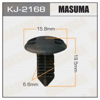 Клипса пластиковая MASUMA KJ-2168 1422890046 5XZ9C G