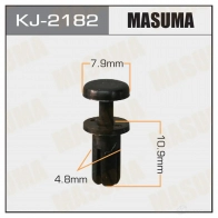 Клипса пластиковая MASUMA 1422890050 L FRV3 KJ-2182