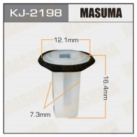 Клипса пластиковая MASUMA 1G 2XO 1422886199 KJ-2198