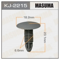 Клипса пластиковая MASUMA KJ-2215 1422886193 IO AXS5U