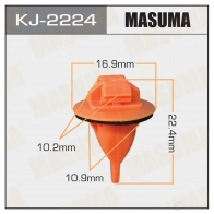 Клипса пластиковая MASUMA 1422886190 KJ-2224 8 EL55K