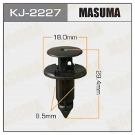 Клипса пластиковая MASUMA 1422886188 45 GYR7 KJ-2227