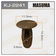 Клипса пластиковая MASUMA 1PG PJ 1422885627 KJ-2241