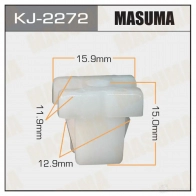 Клипса пластиковая MASUMA KJ-2272 TC0424 T 1439697417