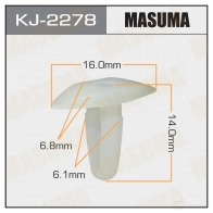 Клипса пластиковая MASUMA KJ-2278 0DJQ 1 1422884661