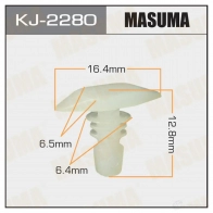 Клипса пластиковая MASUMA KJ-2280 1422885646 KA KX5DW