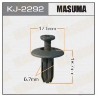 Клипса пластиковая MASUMA KJ-2292 J9W NZES 1422884694