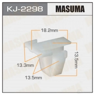 Клипса пластиковая MASUMA B2F8 P4 KJ-2298 1422885640