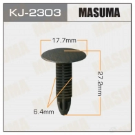 Клипса пластиковая MASUMA 85EP H28 KJ-2303 1422884691
