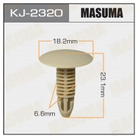 Клипса пластиковая MASUMA KJ-2320 S4MKF3 9 1422884685