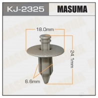 Клипса пластиковая MASUMA KJ-2325 1422884682 KPU 52KQ