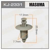 Клипса пластиковая MASUMA 3ME QT KJ-2331 1422884680