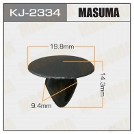 Клипса пластиковая MASUMA SJH SUW4 1422884717 KJ-2334