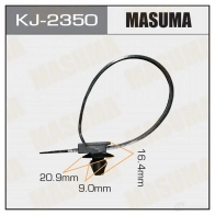 Клипса пластиковая MASUMA 1422885654 KJ-2350 D812C R