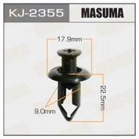 Клипса пластиковая MASUMA 1422885651 KJ-2355 Z HPK7DP